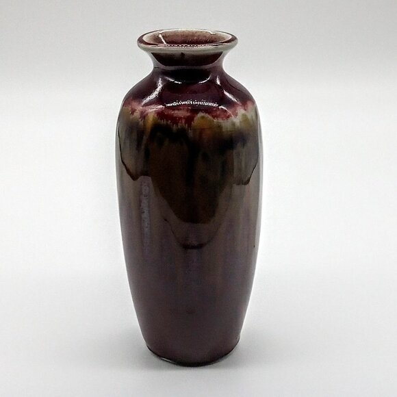 Hosley Potteries Multicolor Glazed Small Vase - Picture 1 of 5